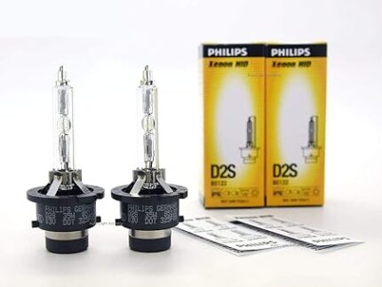 2 New Philips D2S 85122 4300K OEM Genuine Xenon HID Light Bulbs Pack of 2 IN USA)